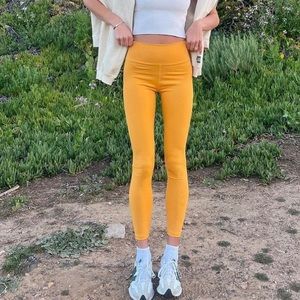 Yellow Daily Drills Leggings